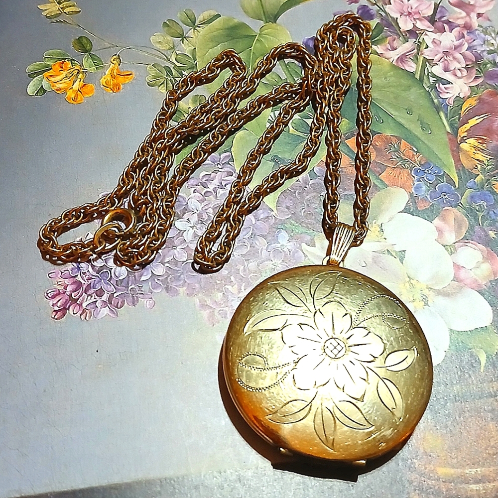 Antique WINARD 1/20th 12K GF Locket Necklace - Picture 7 of 7